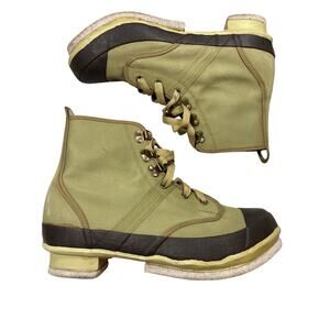 Hodgman Caster Wadetech Wading Felt Boot neoprene Wader fly fishing sz 10 men’s
